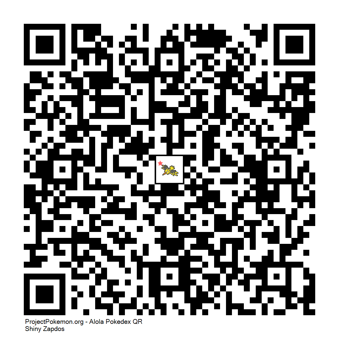 Cdigo QR de Zapdos variocolor